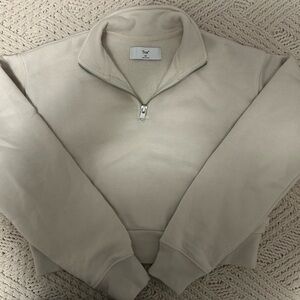 Aritzia TNA Quarter Zip Sweater